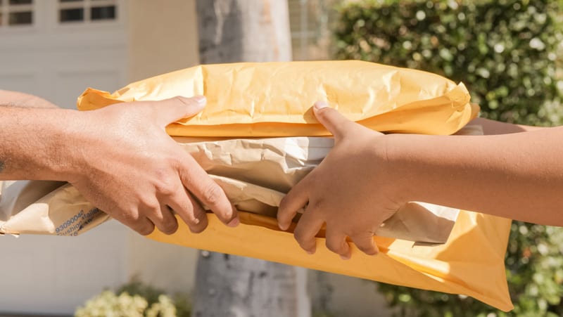 Pile de courrier