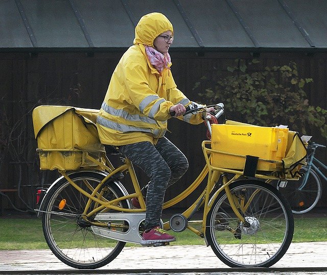 facteur-velo Facteur à vélo